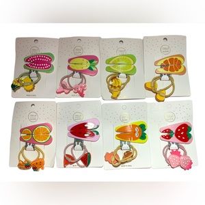 8 sets hair accessories for girls, hair clip with scrunchies